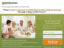 Tablet Screenshot of ckddietrecipes.com